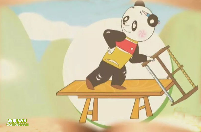 熊猫学木匠