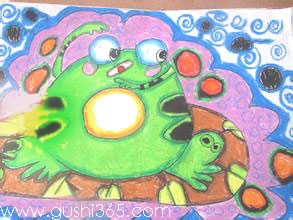 小青蛙学画画