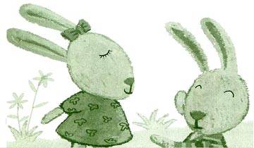 橡树下的兔子和梧桐树下的兔子