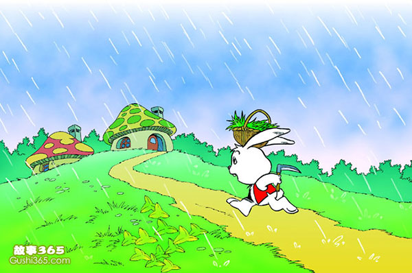 小白兔：要下雨了